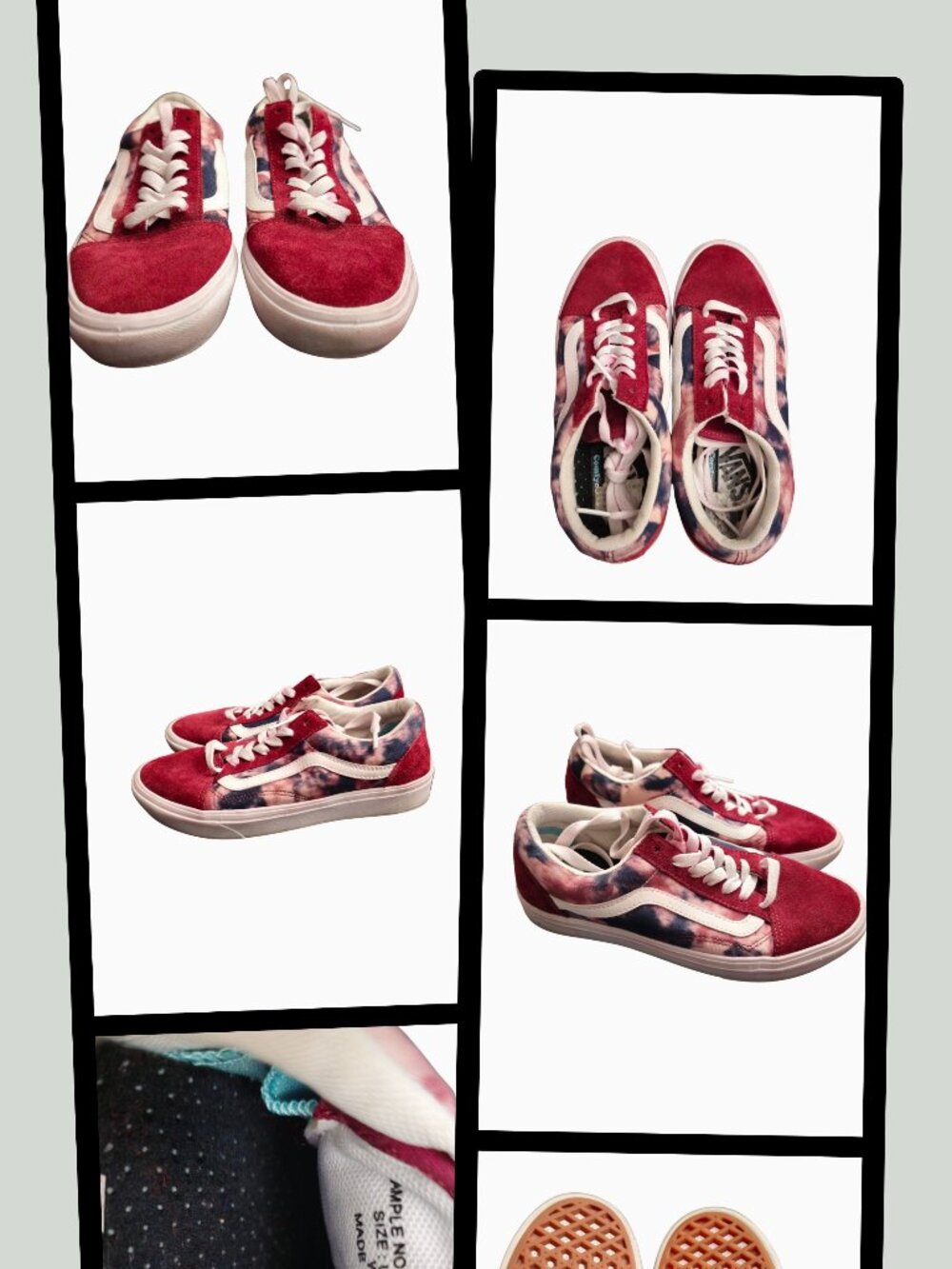 RARE VANS OLD SKOOL "SAMPLE NOT FOR RESALE" PROTOTYPES • WOMEN'S 7 / MEN'S 5.5